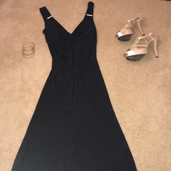 Rampage -Beautiful black hi-low dress. Size M ❤️ - Picture 3 of 8